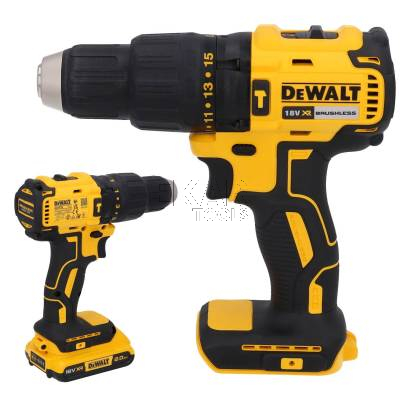 Wkrętarka udarowa DeWalt DCD778D2T 18V + 2x2Ah + walizka TSTAK - zdjęcie nr 2