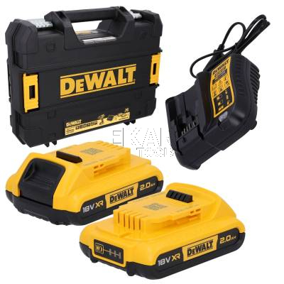 Wkrętarka udarowa DeWalt DCD778D2T 18V + 2x2Ah + walizka TSTAK - zdjęcie nr 4