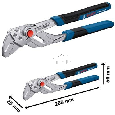 Klucz nastawny zaciskowy szczypce sanitarne 250mm BOSCH 1600A02W3R - zdjęcie nr 2