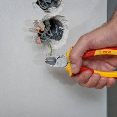 Szczypce cęgi do cięcia boczne VDE 160mm BOSCH 1600A02ND9 - zdjęcie nr 4