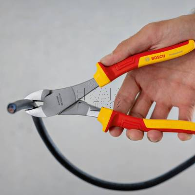 Szczypce cęgi boczne o dużej sile cięcia VDE 200mm BOSCH 1600A02NE2 - zdjęcie nr 4