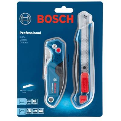 Zestaw 2 noży składany + łamany z ostrzami BOSCH 1600A016BM - zdjęcie nr 4