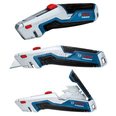 Zestaw 3 noży składany + łamany + chowany BOSCH 1600A027M4 - zdjęcie nr 2