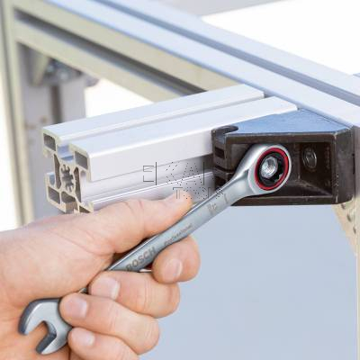 Zestaw 10 kluczy płasko-oczkowych z grzechotką BOSCH 1600A02AU0 - zdjęcie nr 4