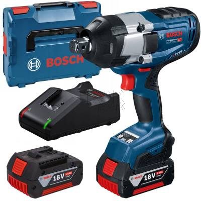 Klucz udarowy BOSCH GDS 18V-1050H 06019J8522 3/4 + 2x5Ah + L-BOXX