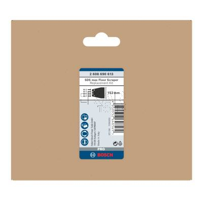 Zestaw wymienny do skrobaka podłogowego SDS-MAX 152mm BOSCH 2608690613 - zdjęcie nr 2