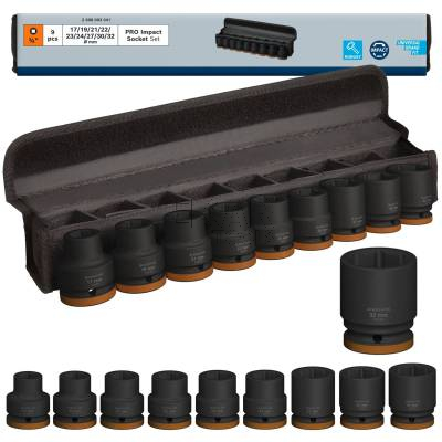 Zestaw 9 nasadek udarowych 3/4 17-32mm BOSCH PRO Impact 2608003041