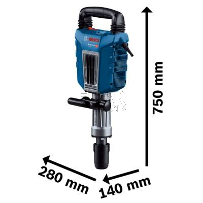 Młot wyburzeniowy BOSCH GSH 14 C 0611344020 28J 1750W - zdjęcie nr 3