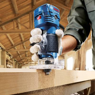 Frezarka do krawędzi BOSCH GKF 550 06016A0020 6mm 550 W - zdjęcie nr 4