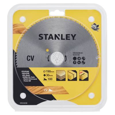 Tarcza pilarska do drewna 190x30mm 100z Stanley STA10230 - zdjęcie nr 4