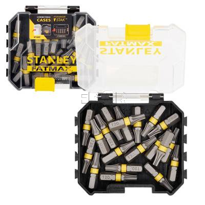 Zestaw 20 bitów końcówek udarowych T20 25mm STANLEY STA88570