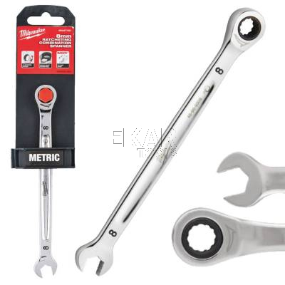 Klucz płasko-oczkowy z grzechotką MaxBite 8mm Milwaukee 4932471501