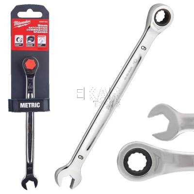 Klucz płasko-oczkowy z grzechotką MaxBite 9mm Milwaukee 4932471502