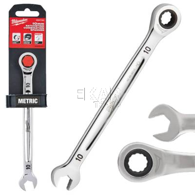 Klucz płasko-oczkowy z grzechotką MaxBite 10mm Milwaukee 4932471503