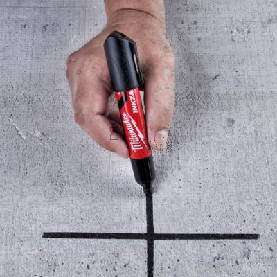 Marker budowlany czarny INKZALL Milwaukee 4932471555 - zdjęcie nr 4