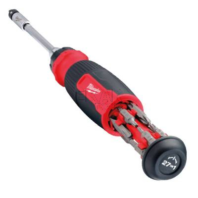 Uniwersalny wkrętak z grzechotką i bitami 27w1 Milwaukee 4932480583 - zdjęcie nr 2