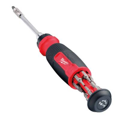 Wkrętak z grzechotką 14w1 i bitami Milwaukee 4932480582 - zdjęcie nr 2