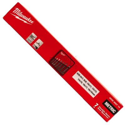 Zestaw 7 kluczy dwustronnie płaskich w etui Milwaukee 4932492713 - zdjęcie nr 4