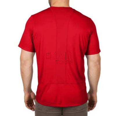 Koszulka robocza męska z krótkim rękawem czerwona L Milwaukee 4932493070 - zdjęcie nr 2