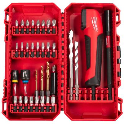 Zestaw bitów udarowych i wierteł z przystawką 35szt Milwaukee 4932493653 - zdjęcie nr 2