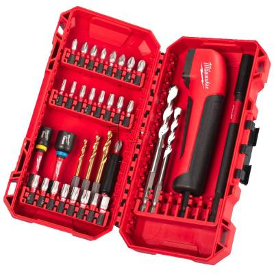 Zestaw bitów udarowych i wierteł z przystawką 35szt Milwaukee 4932493653 - zdjęcie nr 3