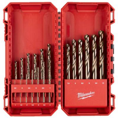 Zestaw 19 wierteł kobaltowych do metalu HSS-G CO Milwaukee 4932493867