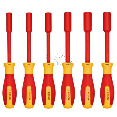 Zestaw 6 kluczy nasadowych izolowanych VDE 7-14mm BOSCH 1600A02NF3 - zdjęcie nr 3