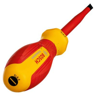 Wkrętak śrubokręt płaski VDE SL 6,5x125 BOSCH 1600A02NC4 - zdjęcie nr 3