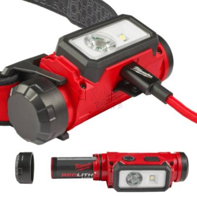 Latarka czołowa USB Milwaukee L4HL2-301 600lm 4933479963 - zdjęcie nr 3