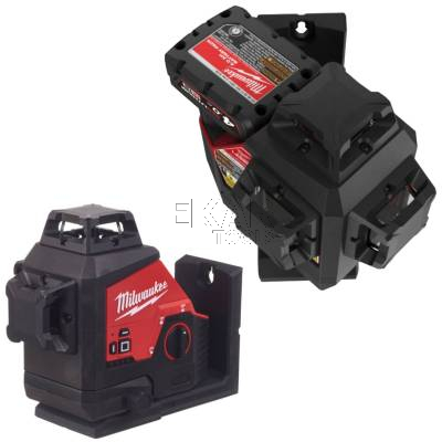 Laser budowlany 3-płaszczyznowy 360° zielony z walizką Milwaukee M12 3PL-0C 4933478103 - zdjęcie nr 2