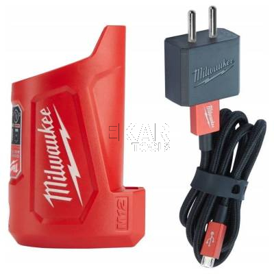 Ładowarka samochodowa USB Milwaukee M12 BDDM12 4932459450