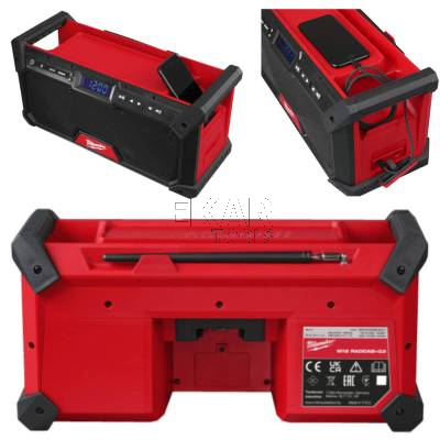 Radio akumulatorowe budowlane Milwaukee M18 RADDAB+G2-0 4933492344 - zdjęcie nr 2