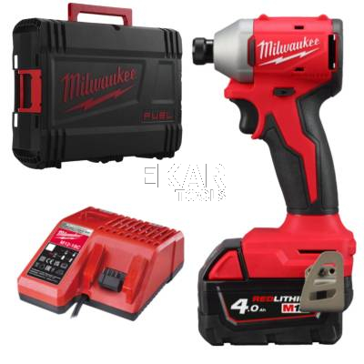 Zakrętarka udarowa Milwaukee M18 BLIDRC-402C 4933492840 + 2x4Ah + walizka