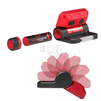 Reflektor składany akumulatorowy USB Milwaukee L4 FFL-301 4933479766 - zdjęcie nr 3