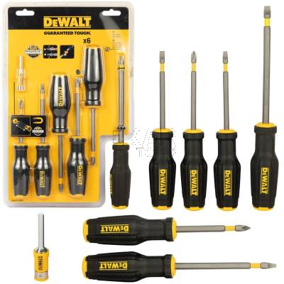 Zestaw 6 wkrętaków PH/SL FULLFIT DeWalt DWHT0-62056