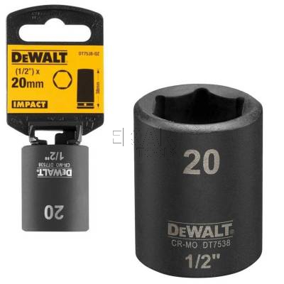 Nasadka udarowa 1/2 20x38mm EXTREME IMPACT DeWalt DT7538