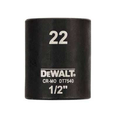 Nasadka udarowa 1/2 22x38mm EXTREME IMPACT DeWalt DT7540 - zdjęcie nr 2