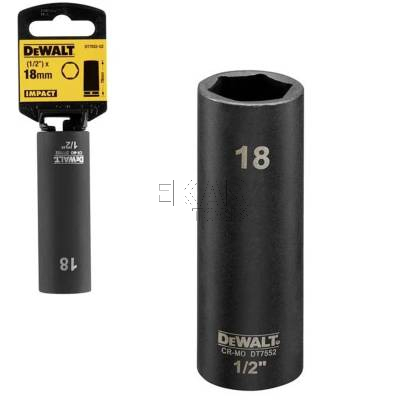 Nasadka udarowa 1/2 18x78mm EXTREME IMPACT DeWalt DT7552