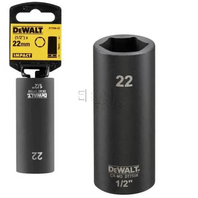 Nasadka udarowa 1/2 22x78mm EXTREME IMPACT DeWalt DT7556