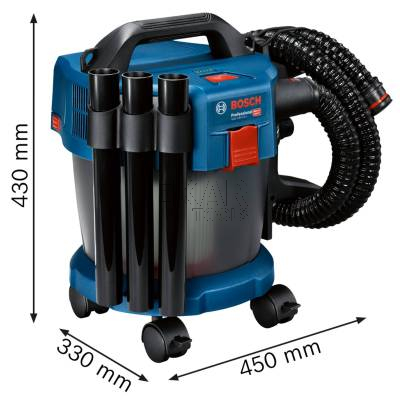 Odkurzacz przemysłowy akumulatorowy BOSCH GAS 18V-10 L 06019C6302 18V - zdjęcie nr 2