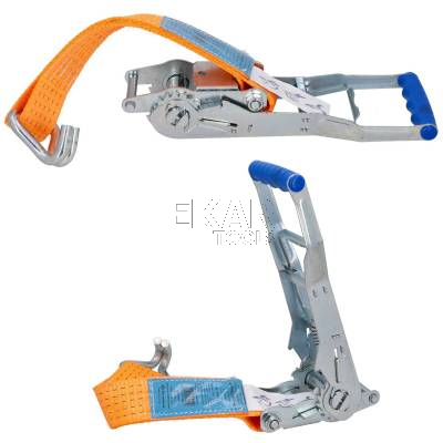 Pas transportowy z hakiem i napinaczem 8m/50mm ERGO FORANKRA 25010266F - zdjęcie nr 3