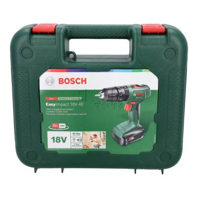 Wkrętarka udarowa BOSCH EasyImpact 18V-40 06039D8101 + 1x1,5Ah + walizka - zdjęcie nr 3
