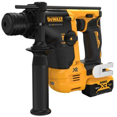 Młotowiertarka SDS-Plus DeWalt DCH072P2 12V + 2x5Ah + walizka - zdjęcie nr 2