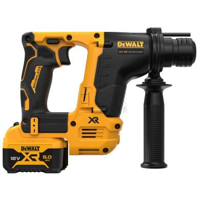 Młotowiertarka SDS-Plus DeWalt DCH072P2 12V + 2x5Ah + walizka - zdjęcie nr 3