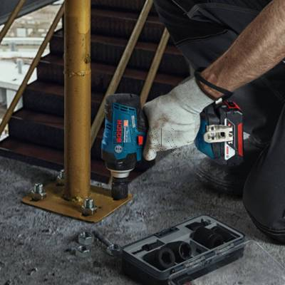 Klucz udarowy BOSCH GDS 18V-400 06019K0020 1/2 400Nm + 2x5Ah + walizka - zdjęcie nr 4