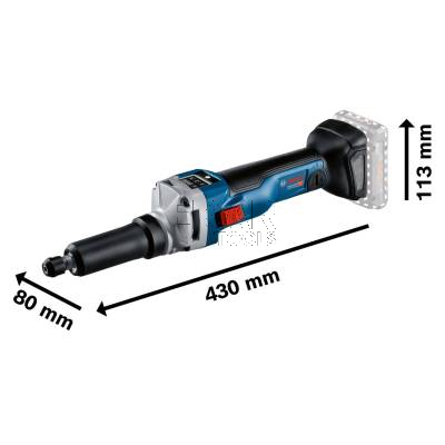 Szlifierka prosta akumulatorowa BOSCH GGS 18V-10 SLC 06012B4000 + L-BOXX - zdjęcie nr 2