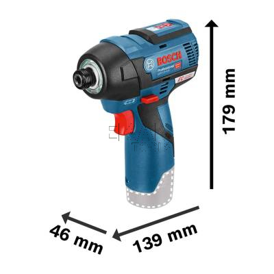 Zakrętarka udarowa BOSCH GDR 12V-110 06019E0005 12V + 2x3Ah + walizka - zdjęcie nr 3