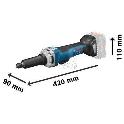 Szlifierka prosta akumulatorowa BOSCH GGS 18V-23 PLC 0601229200 + L-BOXX - zdjęcie nr 2