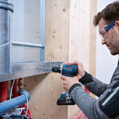 Wkrętarka akumulatorowa BOSCH GSR 18V-90 C 06019K6006 + 2x5Ah + L-BOXX - zdjęcie nr 4