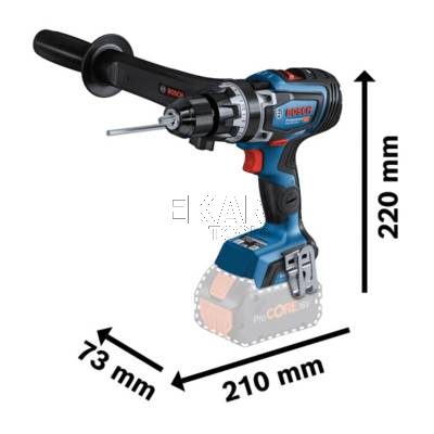 Wiertarko-wkrętarka udarowa BOSCH GSB 18V-150 C 06019J5102 150Nm + L-BOXX - zdjęcie nr 2